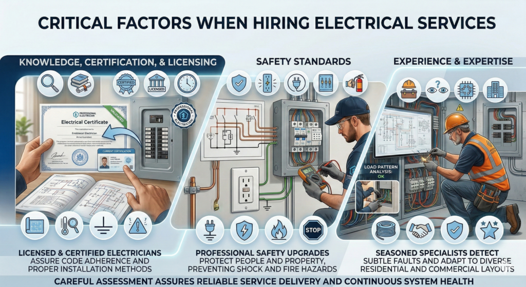 Factors to Take into Account when hiring Electrical Services